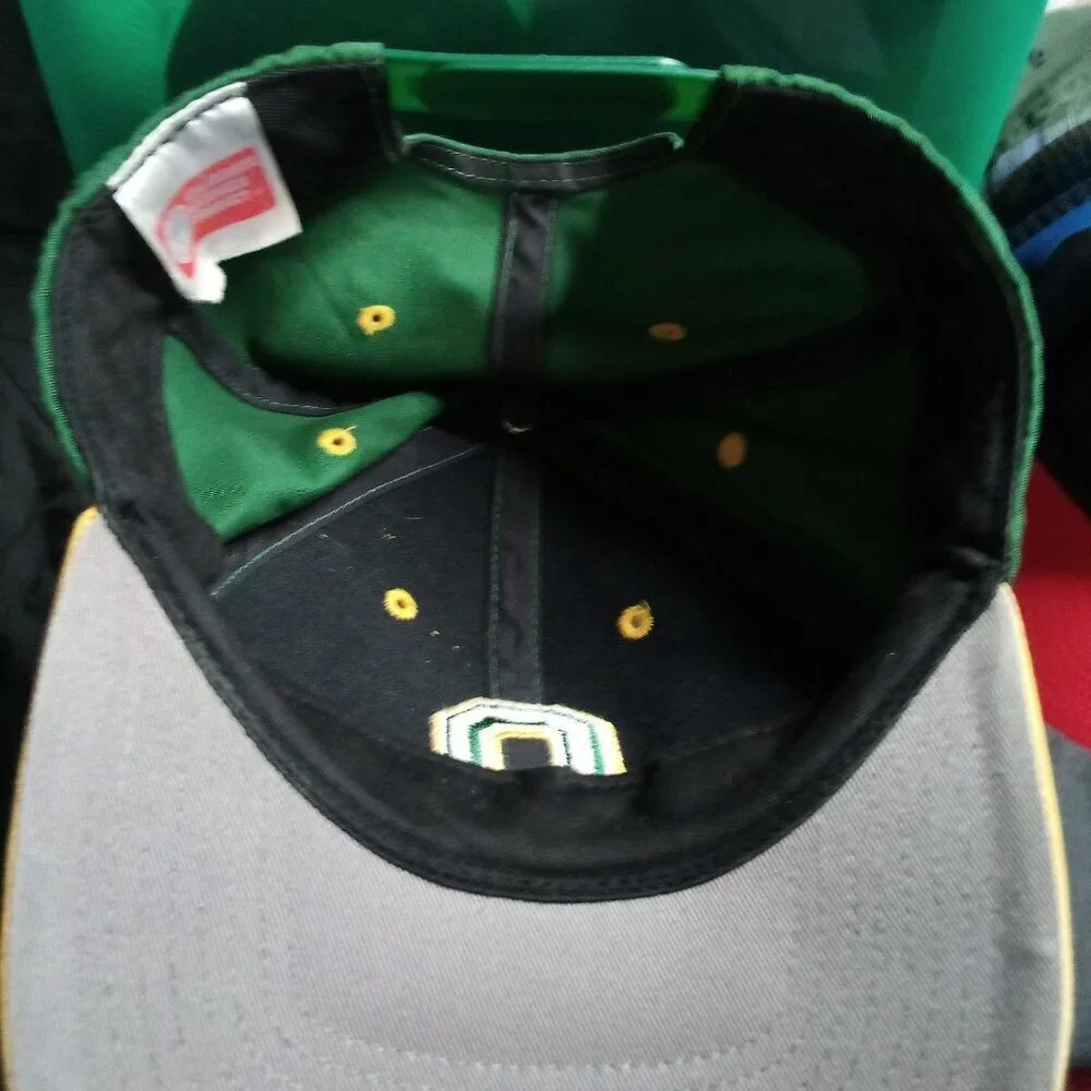 Vintage Oregon Ducks Two Tone Snap Hat Cap